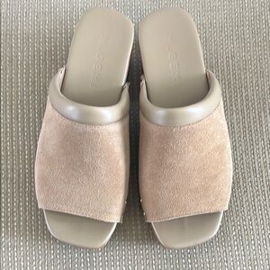 M. Gemi Tan Mules Sleek Design